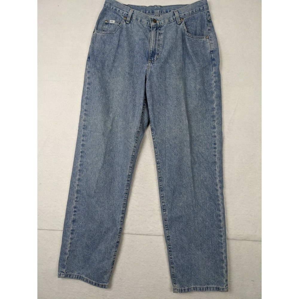 Lee Womens Jeans Size 14 M Cotton Blend Blue